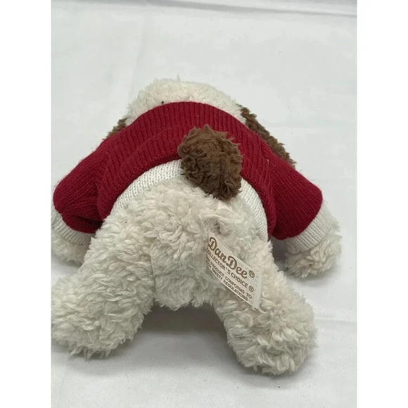 Dan Dee  Valentines Dog with Red Heart sweater  Plush Stuffed Animal Toy - Picture 11 of 14